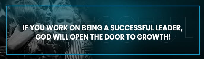 work on being a successful leader